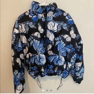 butterfly puffer coat